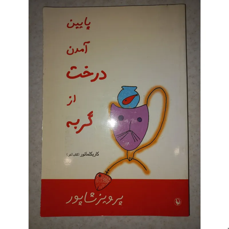 کتاب پایین آمدن درخت از گربه. پرویز شاپور. مروارید