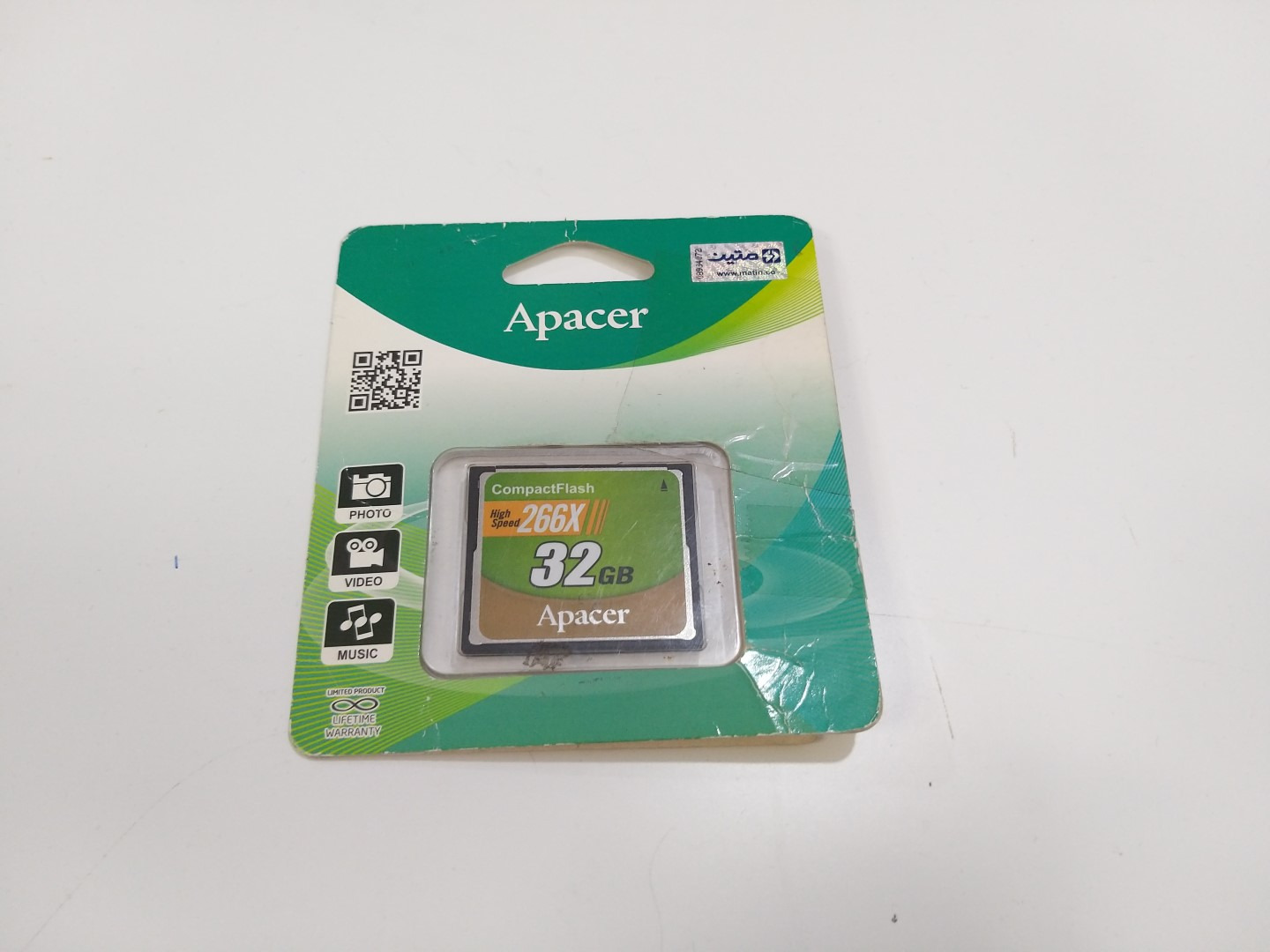 کارت حافظه CF ظرفیت 32 گیگابایت برند Apacer