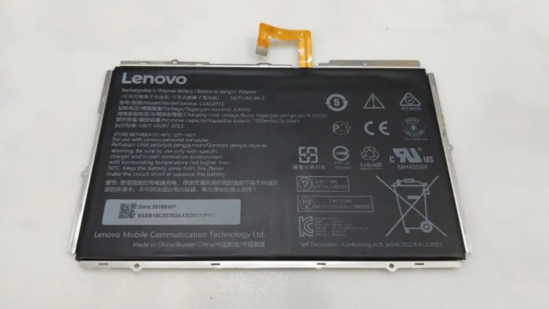 باتری تبلت L14D2P31 مناسب برای تبلت لنوو Tab 2 A10