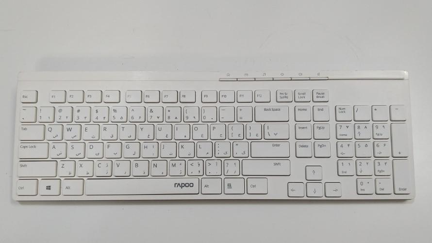 کیبورد بیسیم رپو با حروف فارسی (دانگل ندارد)