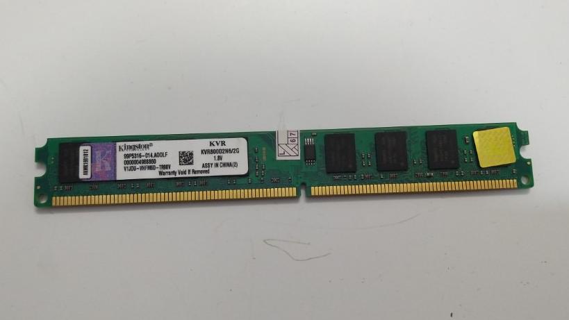 رم 2 گیگ DDR2 باس 800 کینگستون اصل (چیپ هاینیکس)