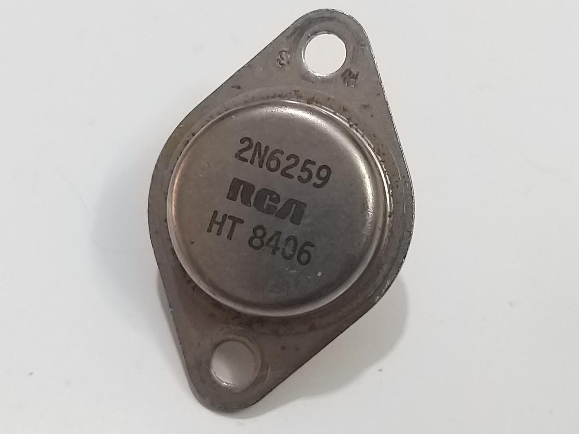 ترانزیستور قدرت NPN مدل 2N6259 ساخت RCA امریکا