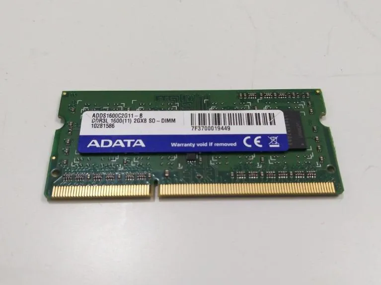 رم لپ تاپی 2 گیگ DDR3 برند ADATA (ارسال رایگان)