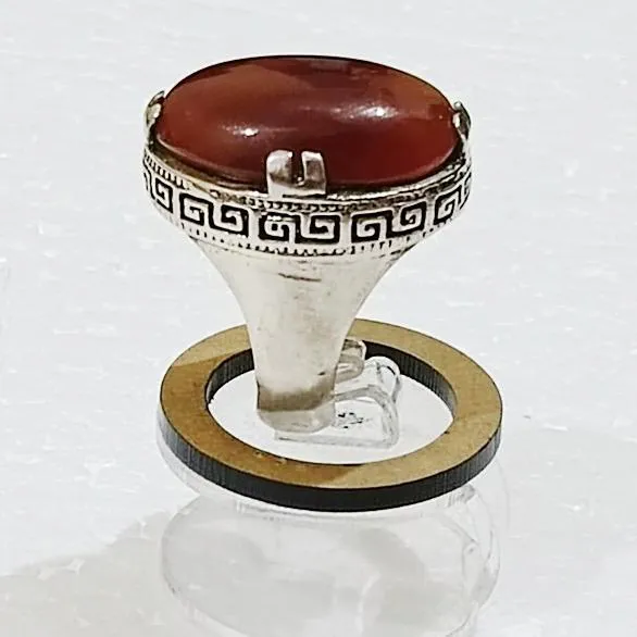 انگشتر عقیق سرخ خراسان بینظیر