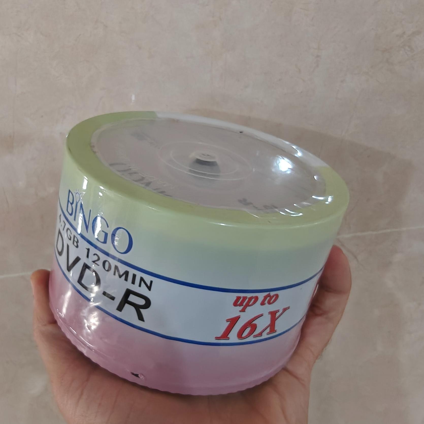 DVD خام بسته 50 عددی مارک Bingo
