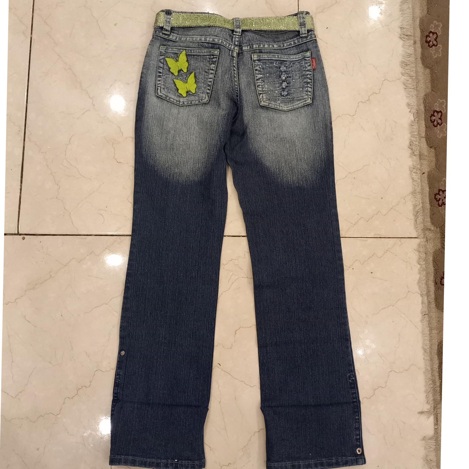 شلوار جین دخترانه واید لگ