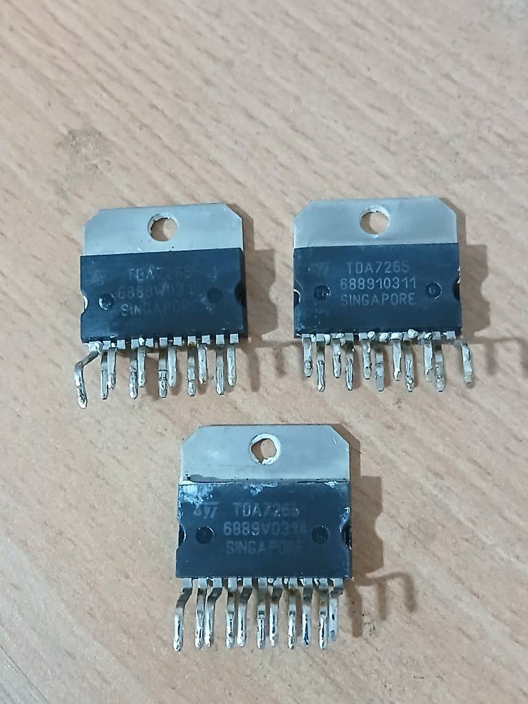آی سی آمپلی فایر  TDA7265تعداد 3 عدد