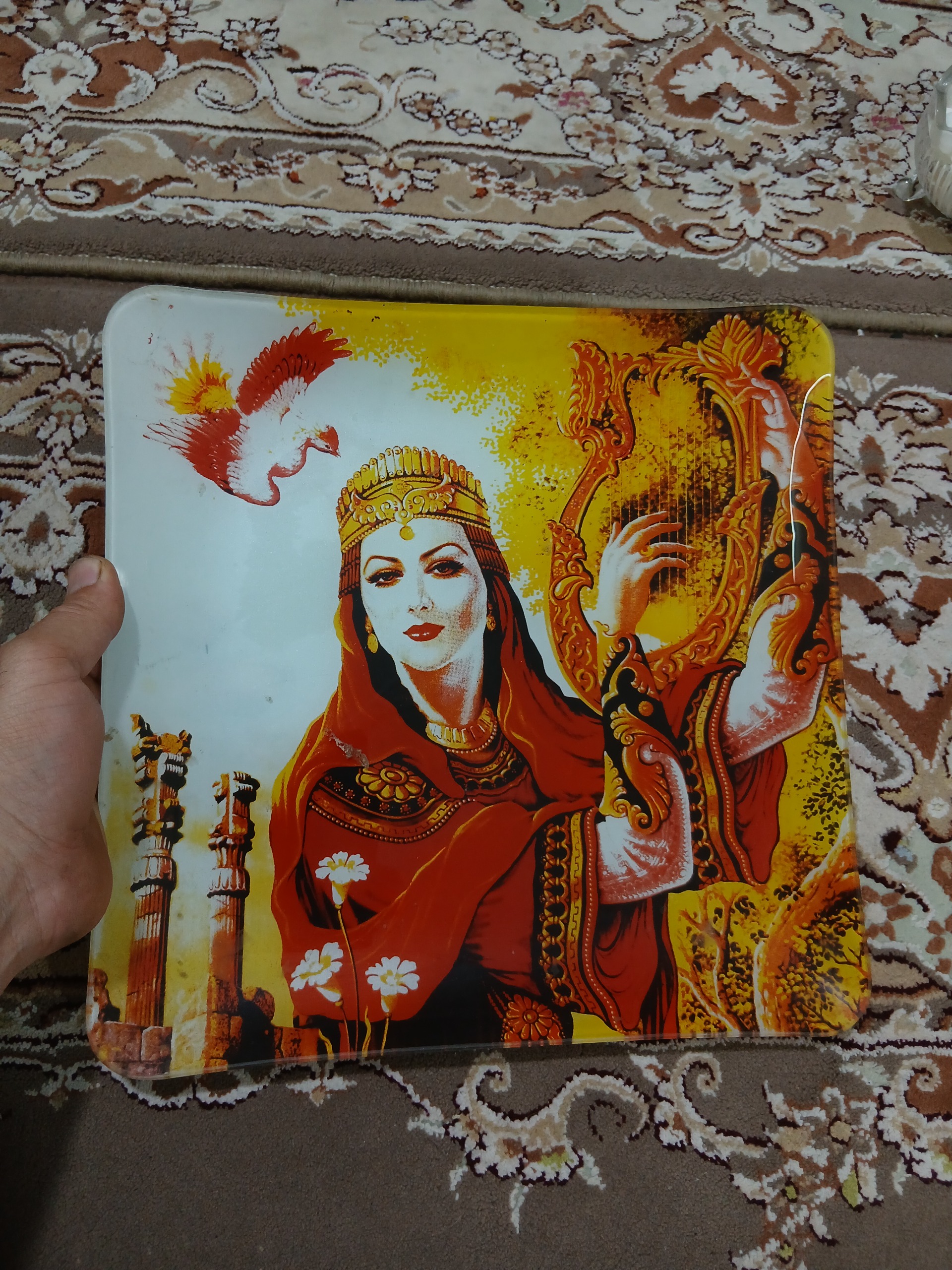 ظرف سینی انتیک قدیمی