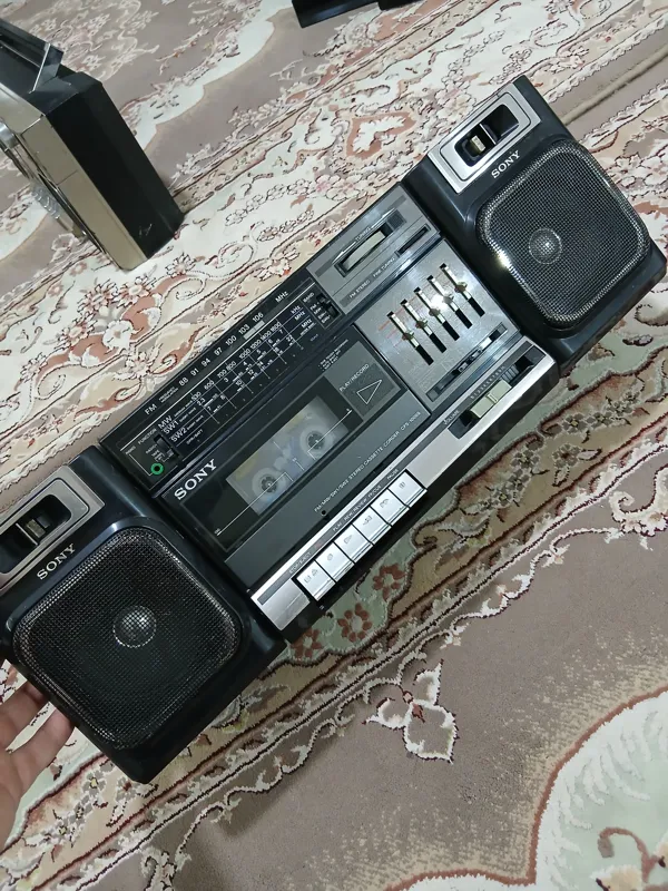 رادیو ضبط عتیقه سونی درحد