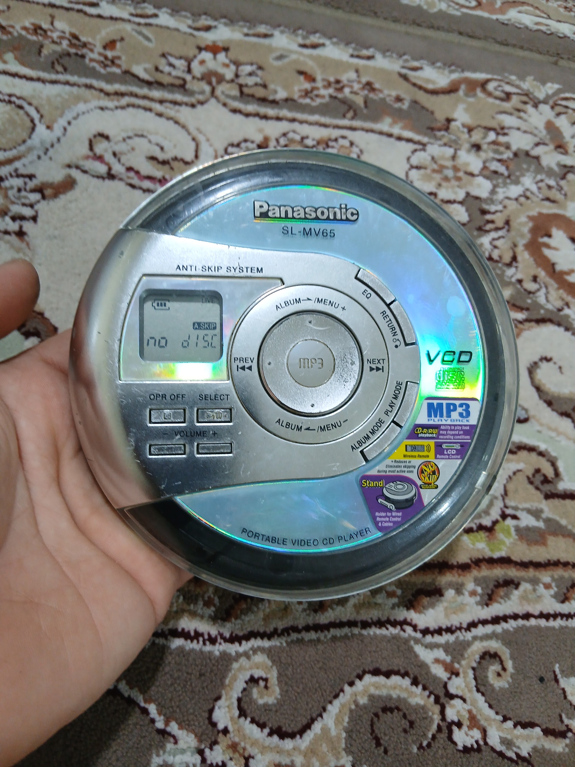 سیدی واکمن پاناسونیک اصل