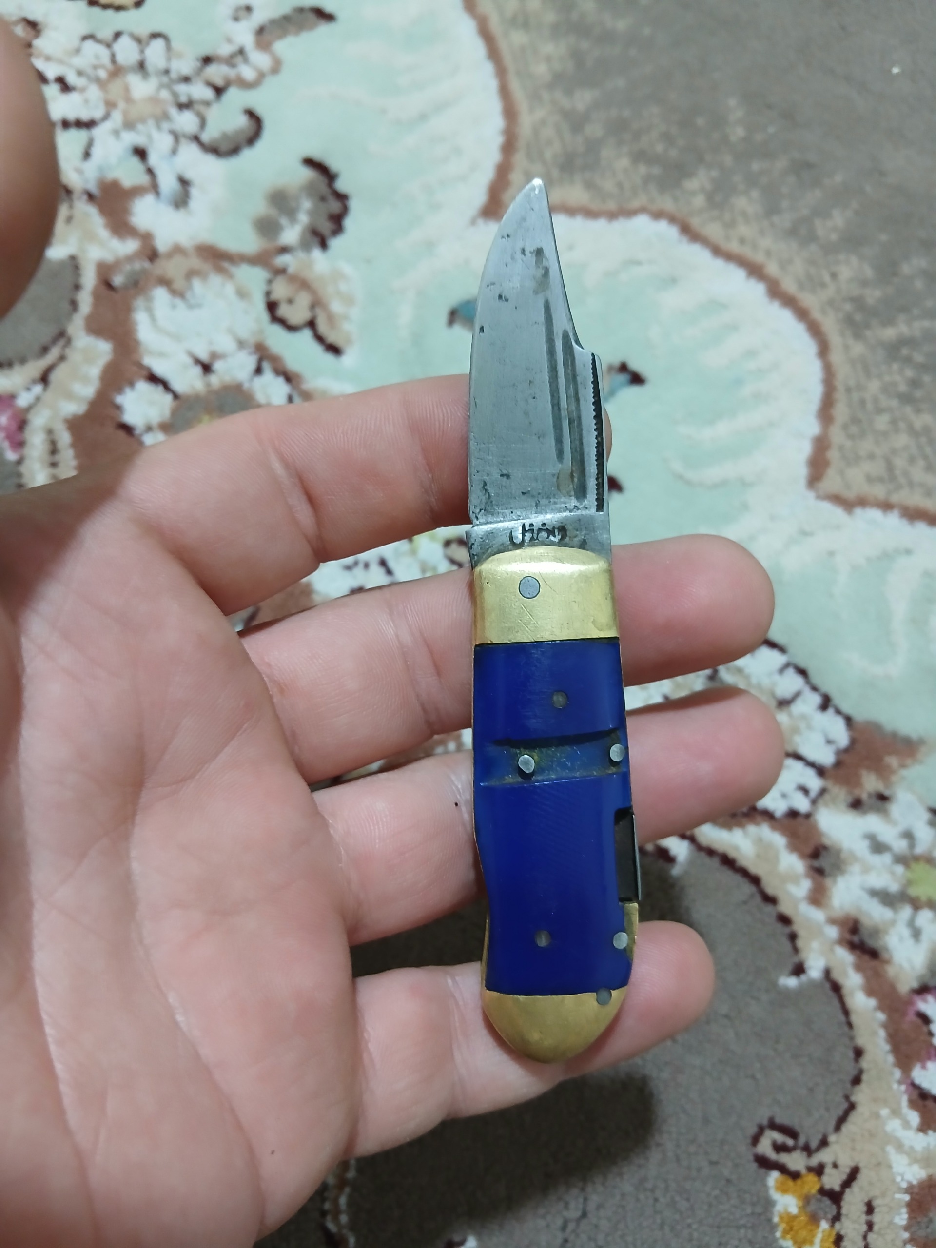 چاقو قدیمی تاشو کوچک