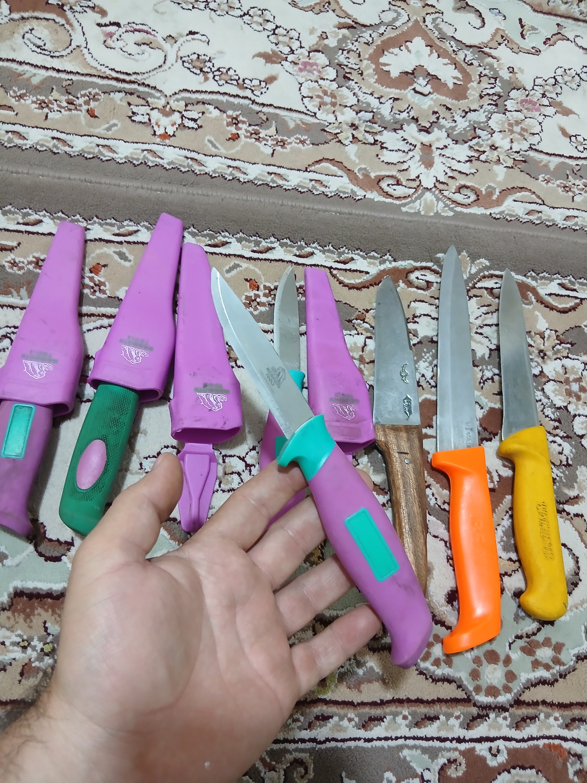 چاقو خارجی با غلاف فابریکی