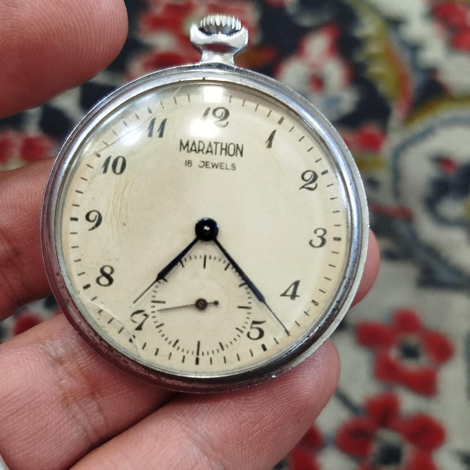 ساعت جیبی مارتون سوئیس