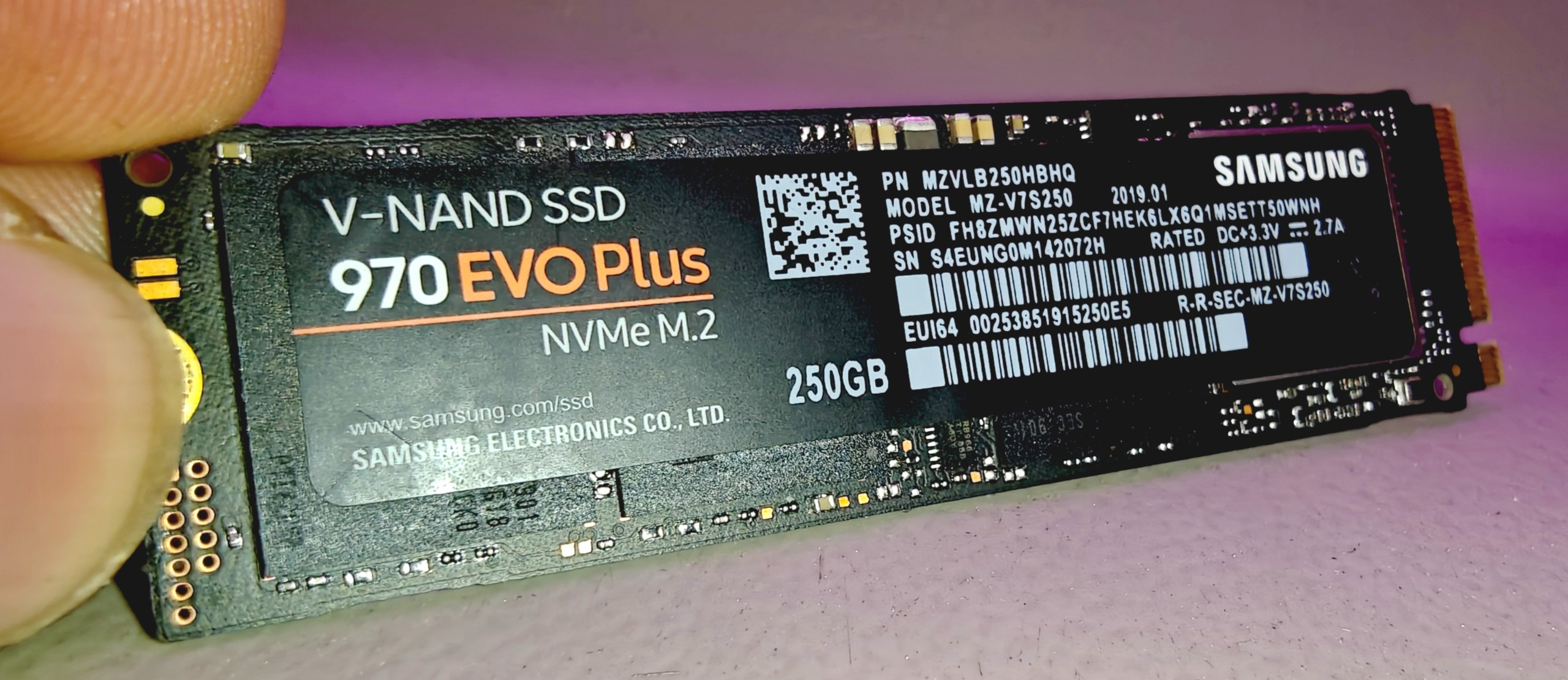 EVO plus 970 سامسونگ 250G