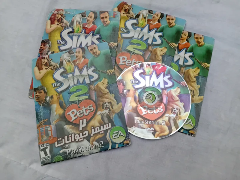 بازی کپی شرکتی سیمز حیوانات 2 پلی استیشن 2