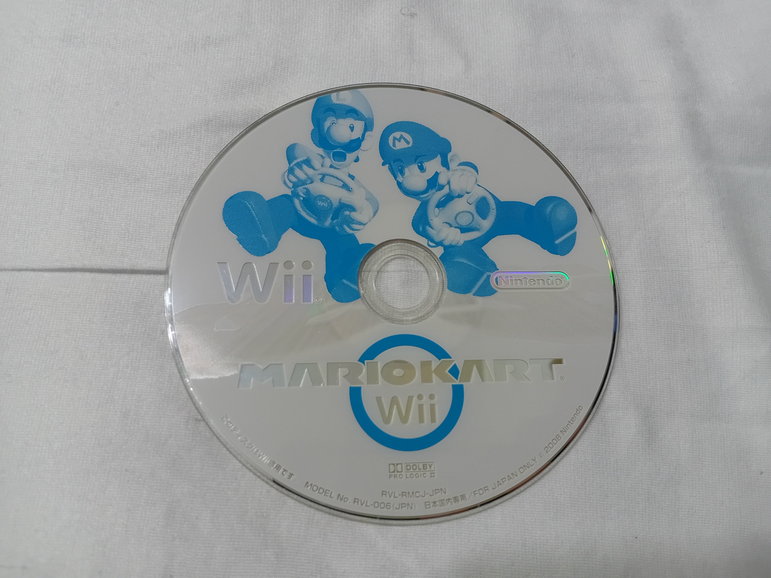 دیسک بازی نینتندو Wii ماریو کارت اورجینال ژاپن جی
