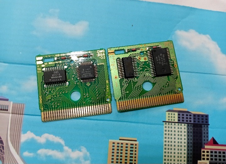 دو عدد مدار بازی اورجینال نینتندو گیم بوی