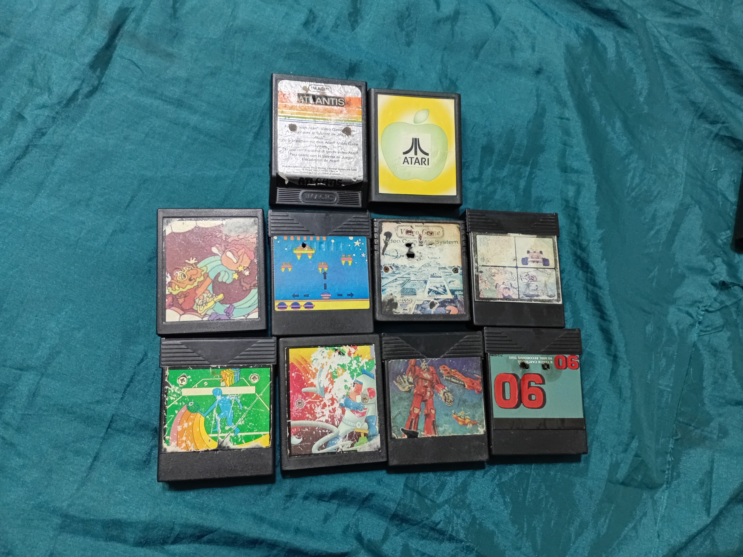 مجموعه کمیاب کلکسیونی 10 عدد فیلم بازی آتاری