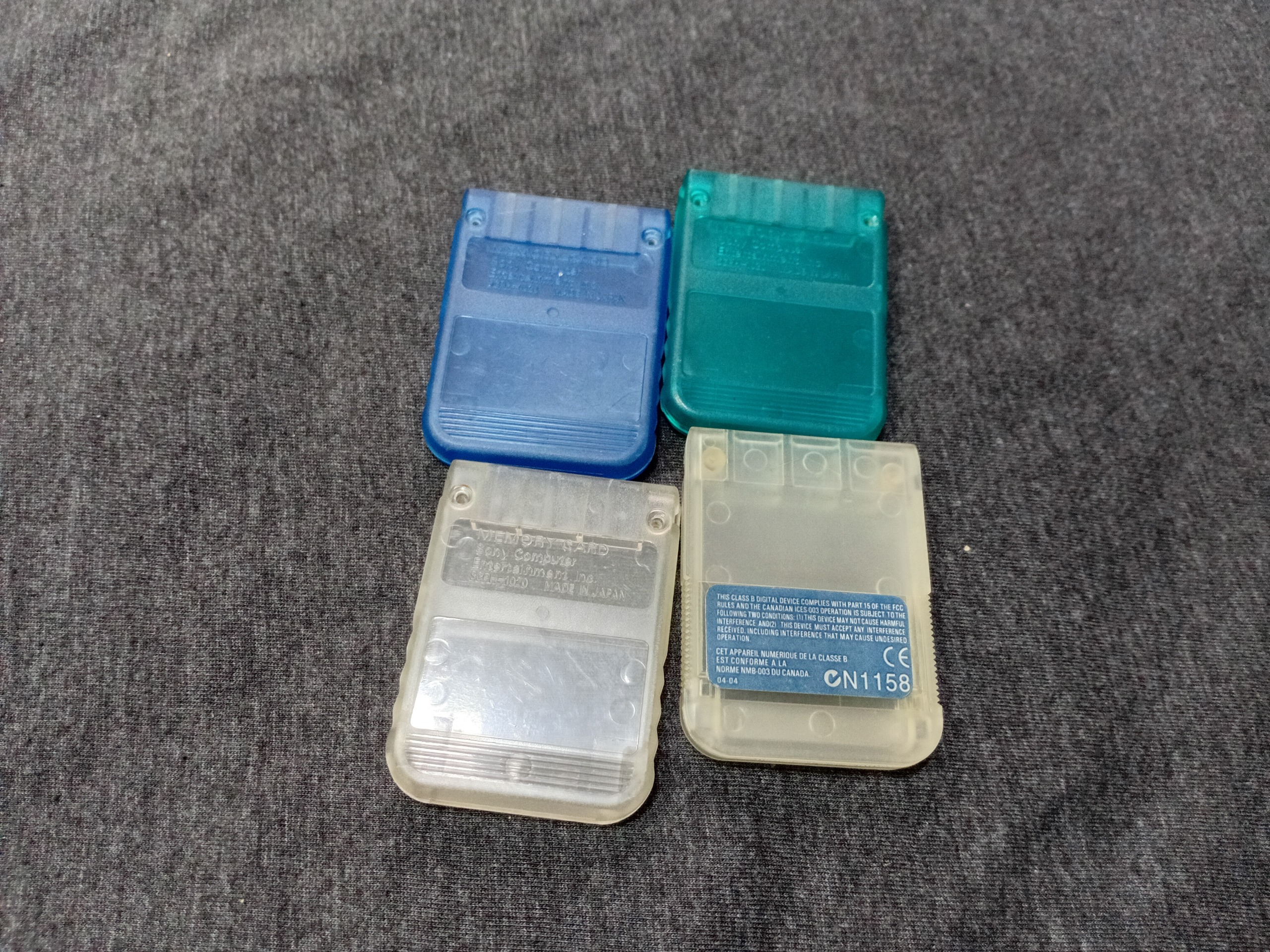 تعداد 4 عدد قاب خالی مموری پلی استیشن