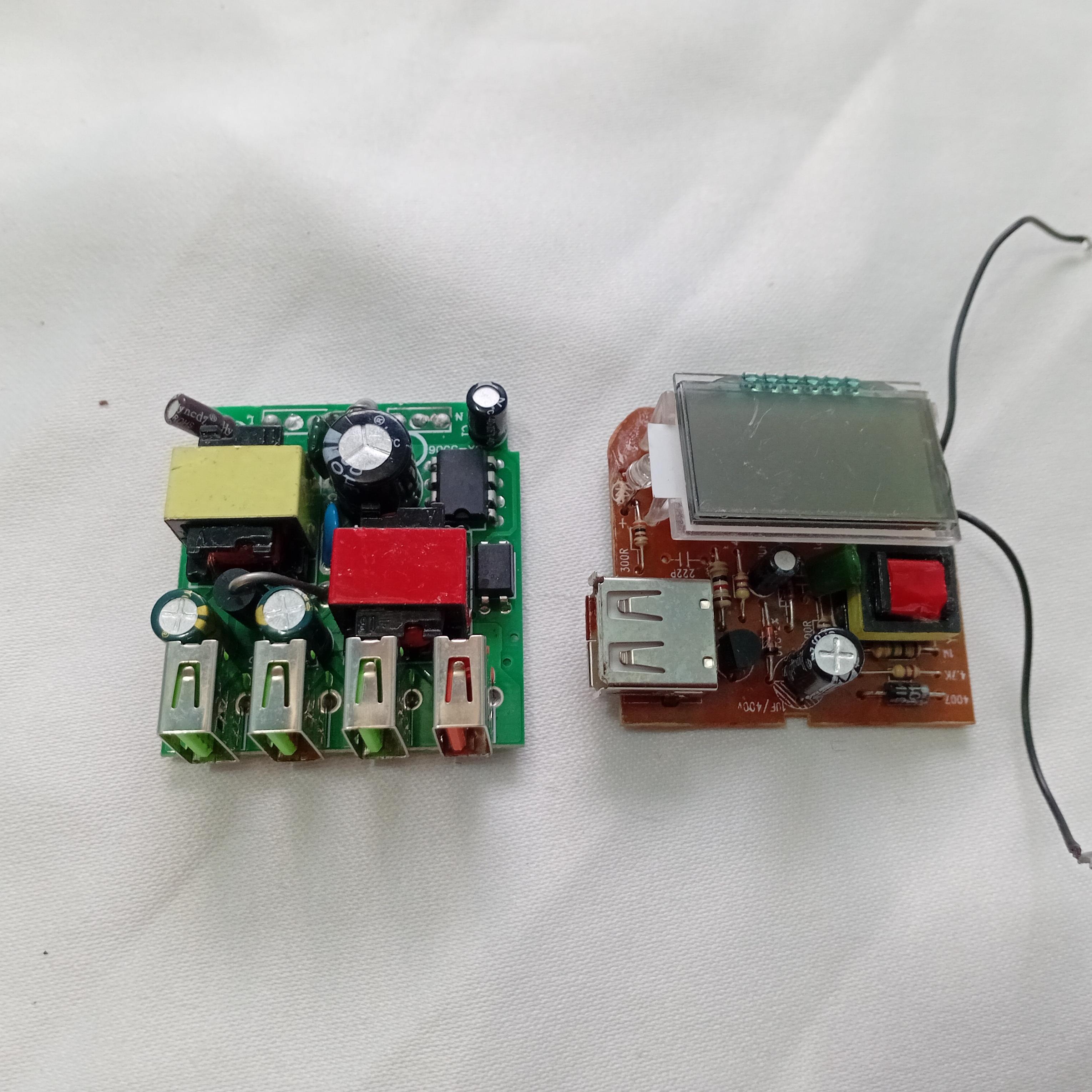 دو عدد برد حرفه ای شارژر USB خراب بدون ضمانت