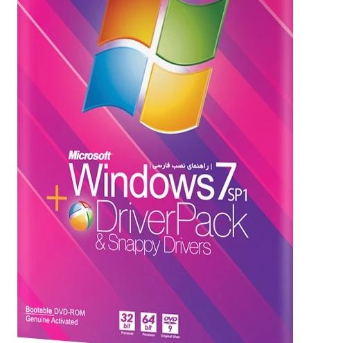 سیستم عامل ویندوز 7 DriverPack 25 نشر جی بی تیم
