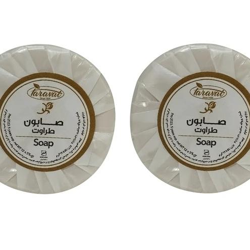 صابون شستشو طراوت مدل هتلی وزن 12 گرم (20 عددی)