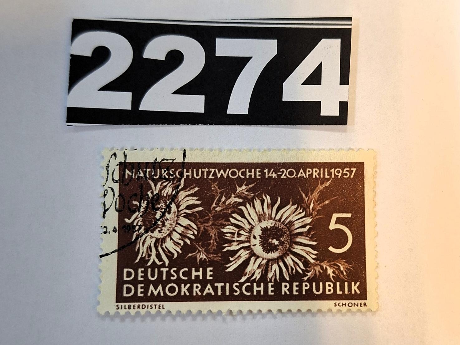 تمبر باطله کلاسیک خارجی کد 2274