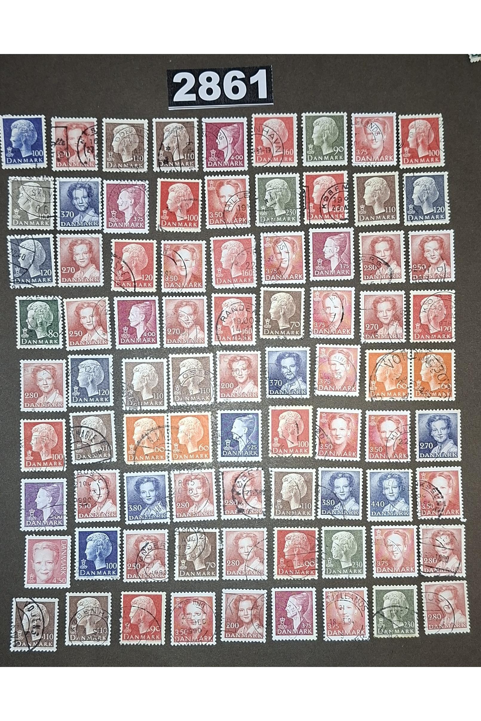 مجموعه تمبر باطله پستی دانمارک کد 2861