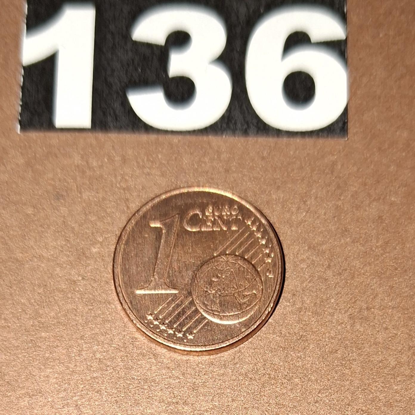 سکه 1 سنت یورو 2012 کد 136