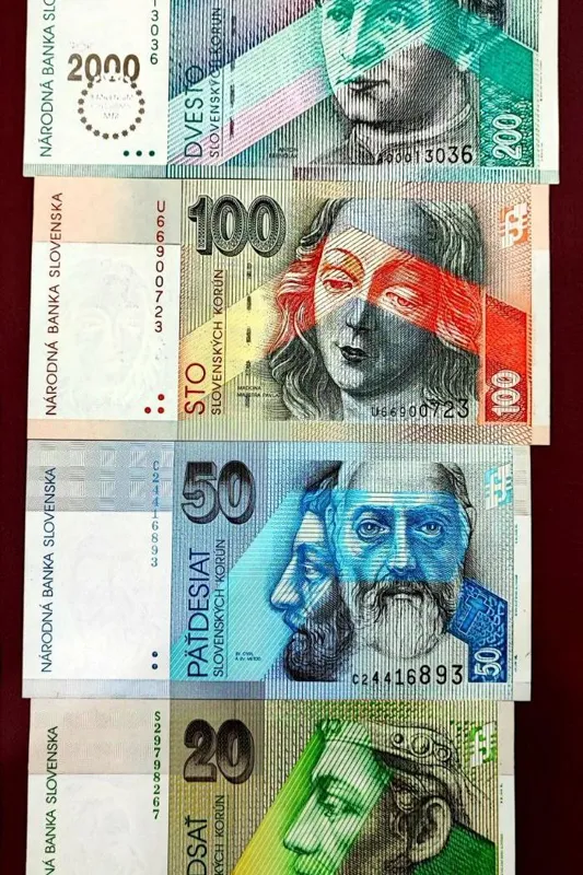 ست بانکی و کمیاب کرون اسلواکی