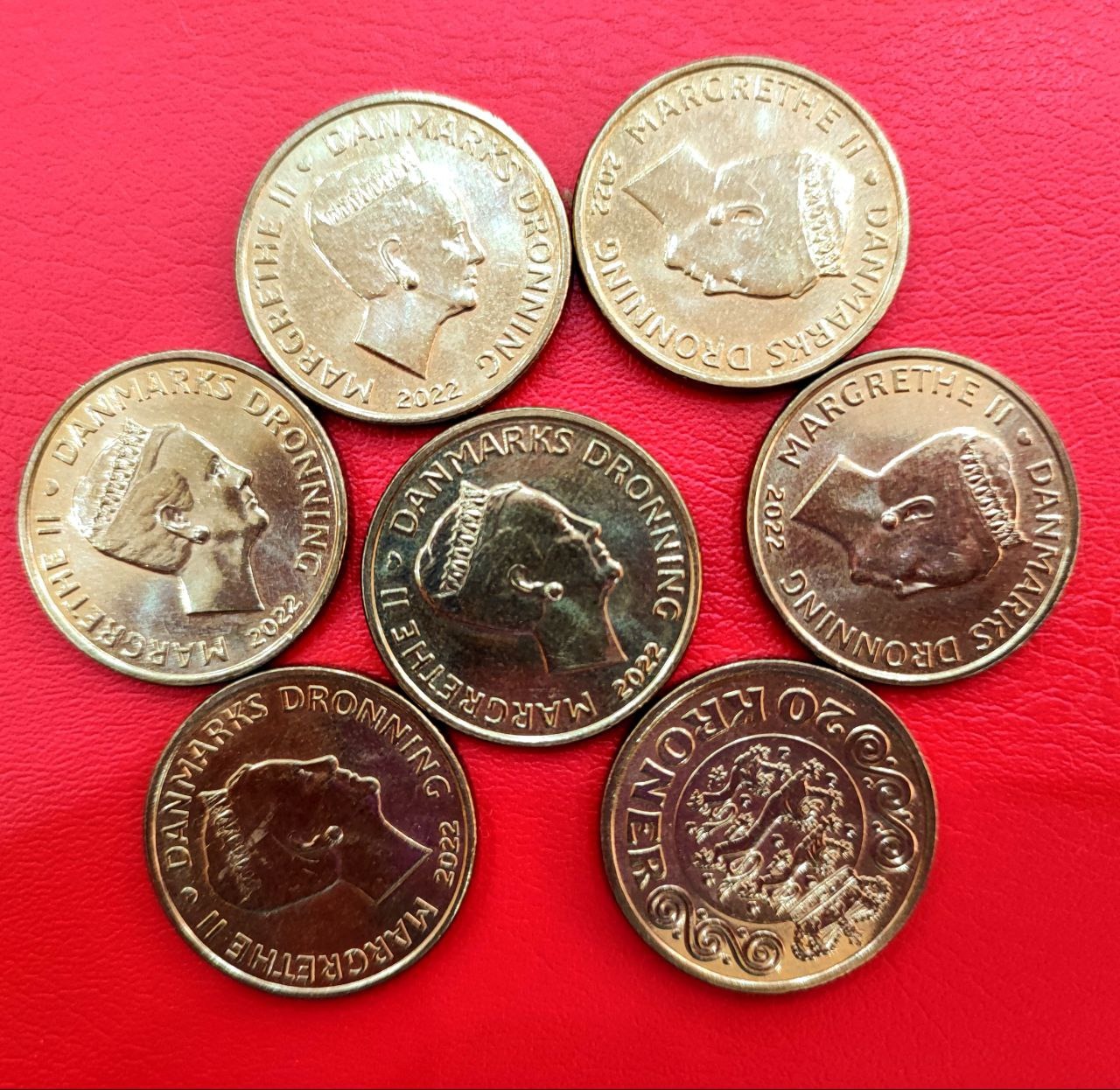 6 عدد 20 کرون نروژ جمعا 120 کرون جدید