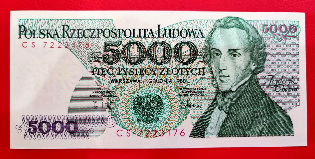 5000 زلوتی لهستان unc