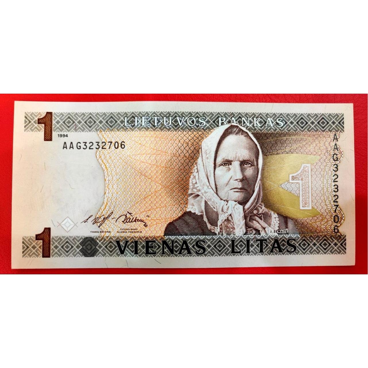 1 لیتاس کمیاب لیتوانی unc