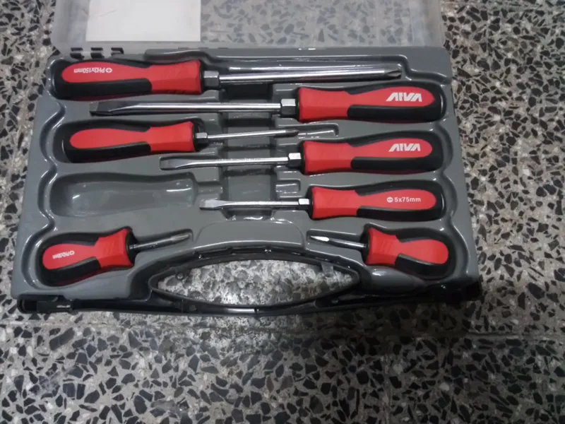 ست پیچ گوشتی ضربه خور آچارخور 8عددی آروا