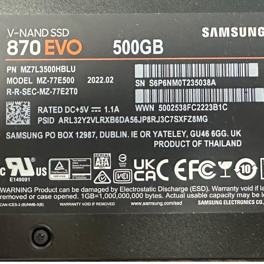 هارد 500GB 860 evoسامسونگ