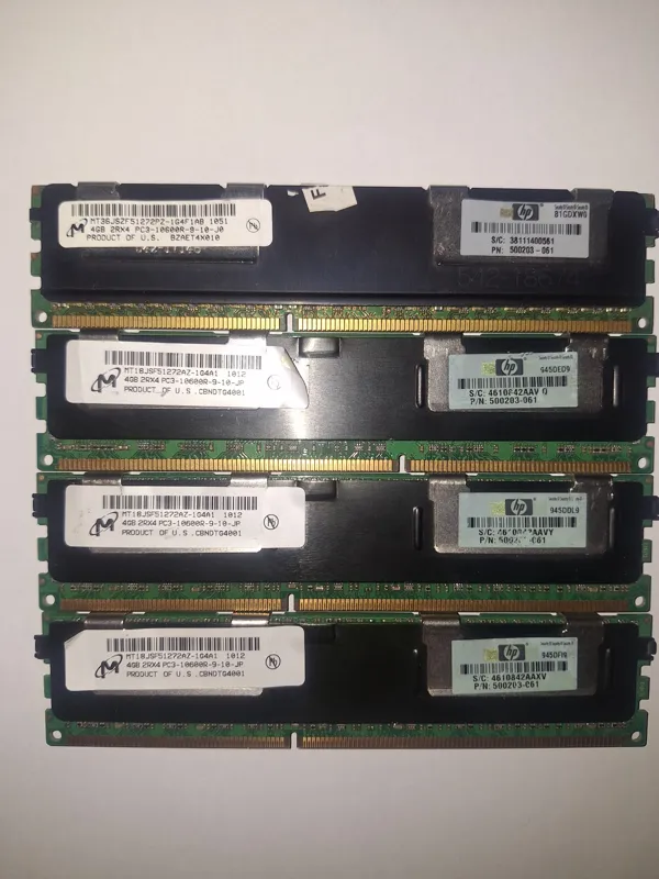 رم سرور 4گیگ 10600 HP