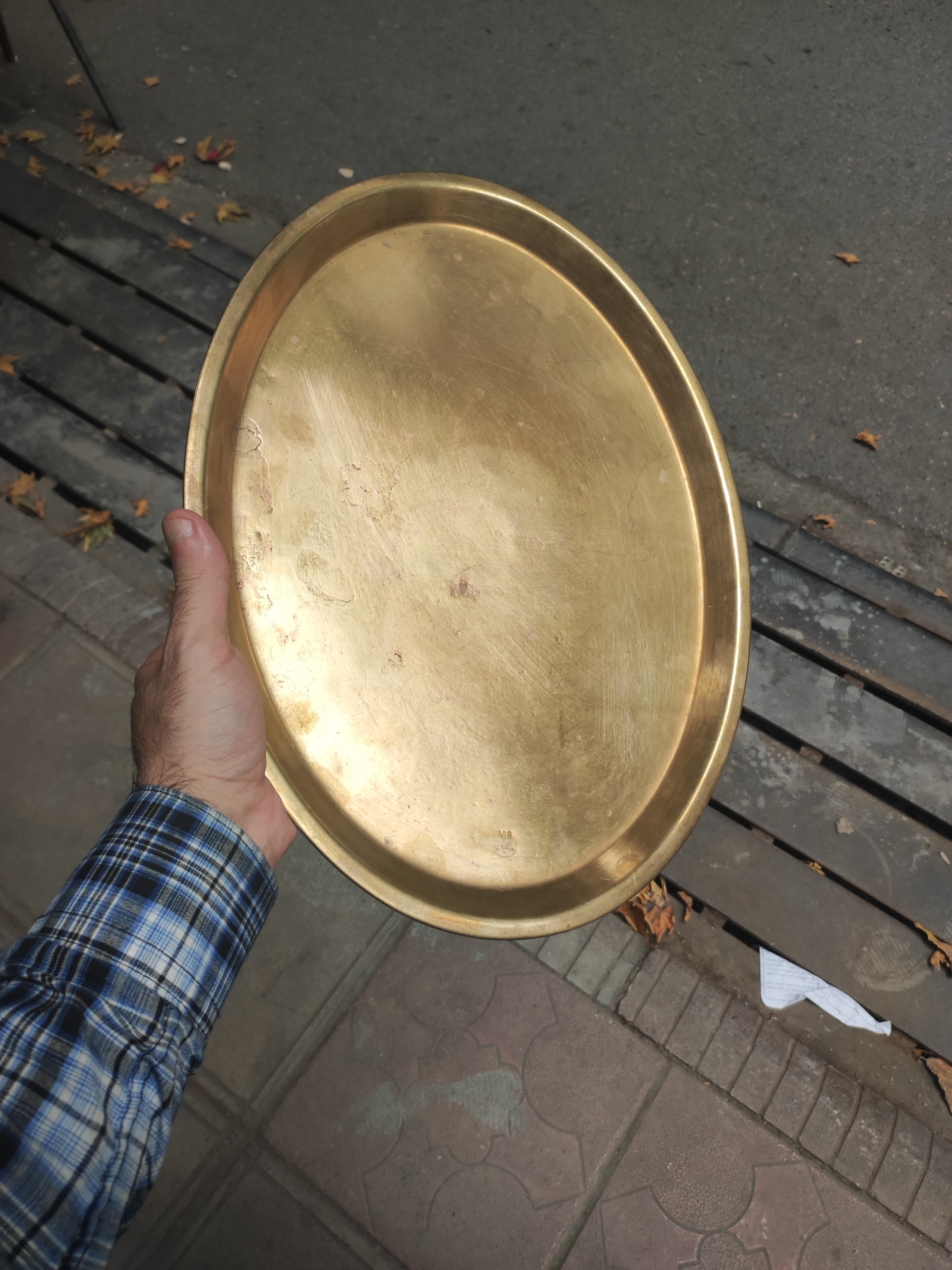 سینی روسی برنجی