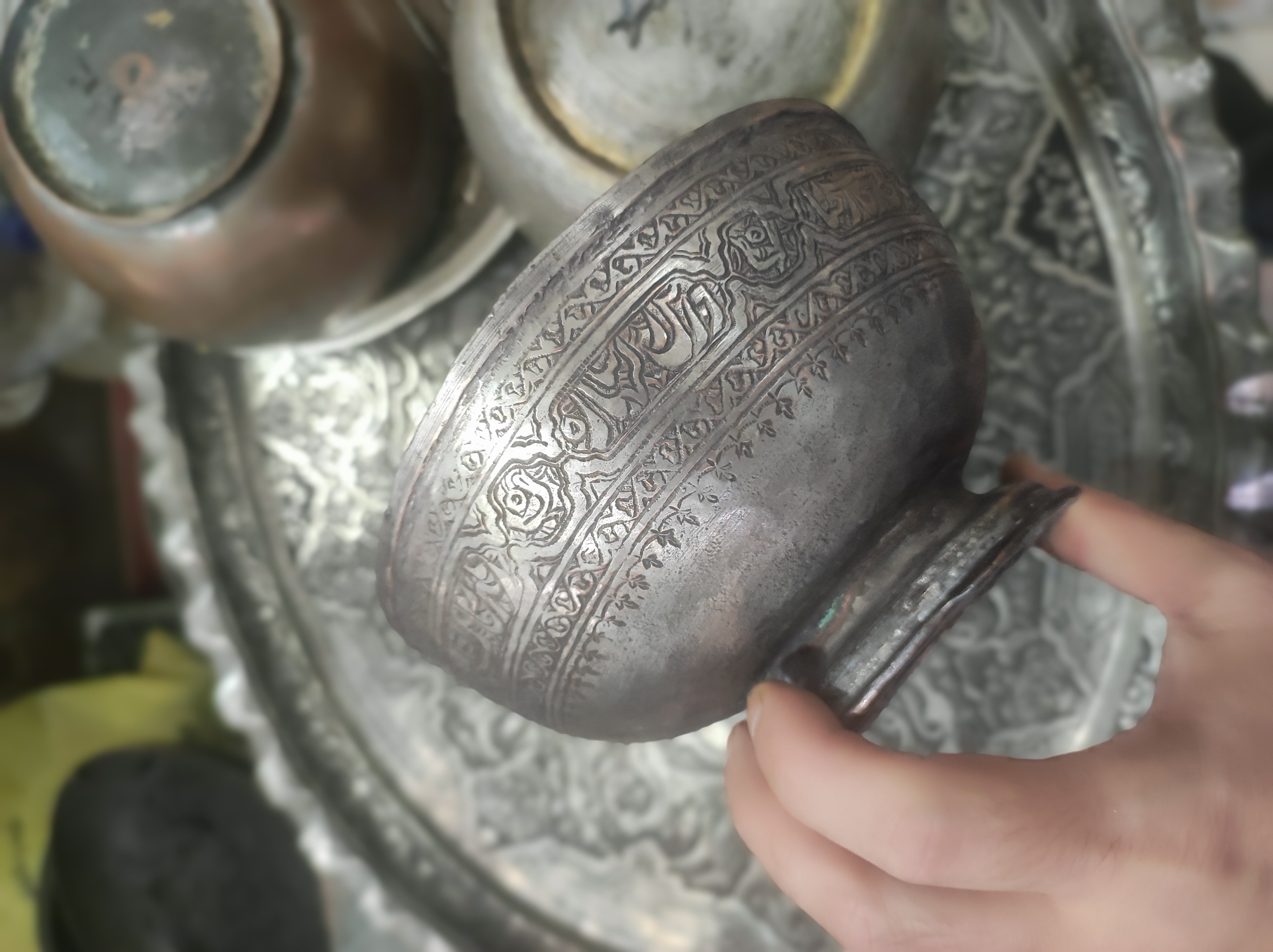 جام کمیاب شعر نویس صاحبه دار