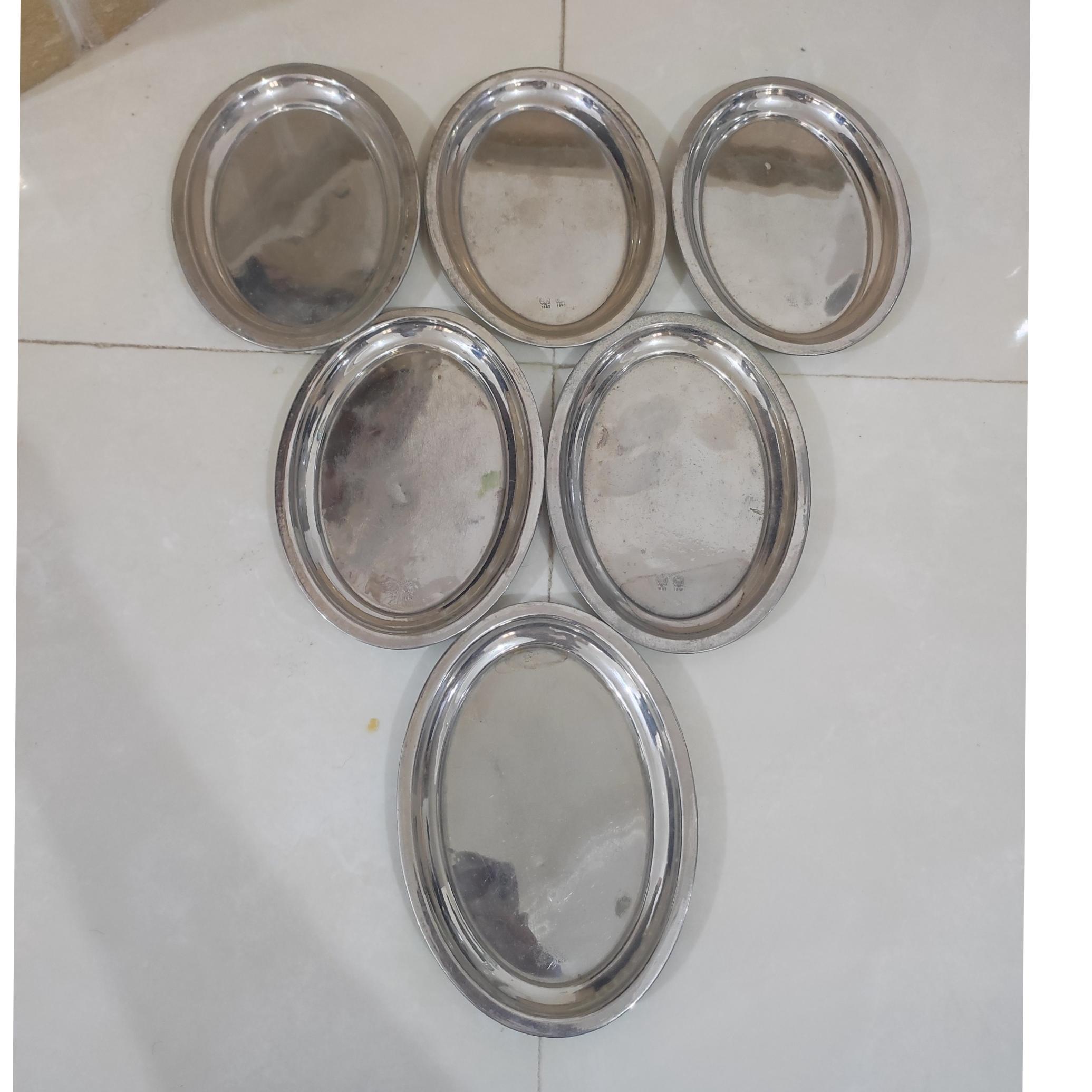 سینی روسی تعارفی برنج آب کروم فابریک