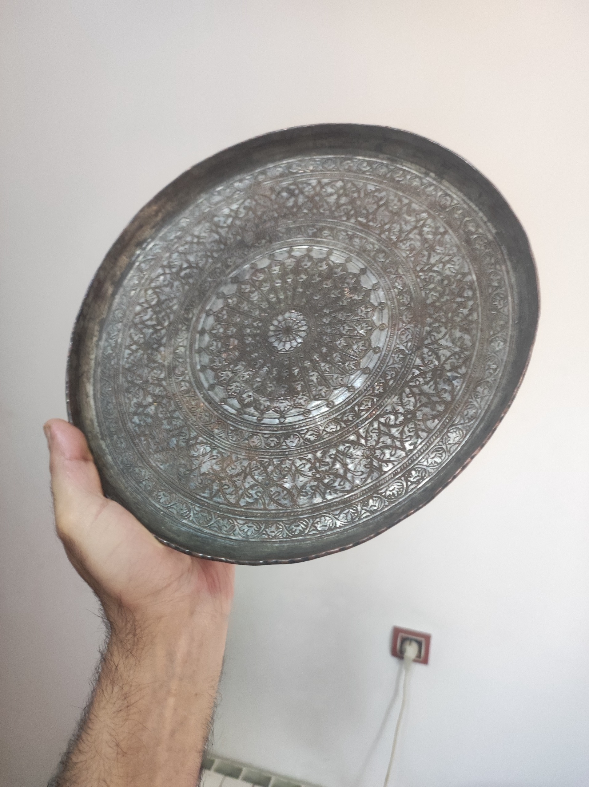 سینی شاهکار یزدی کمیاب