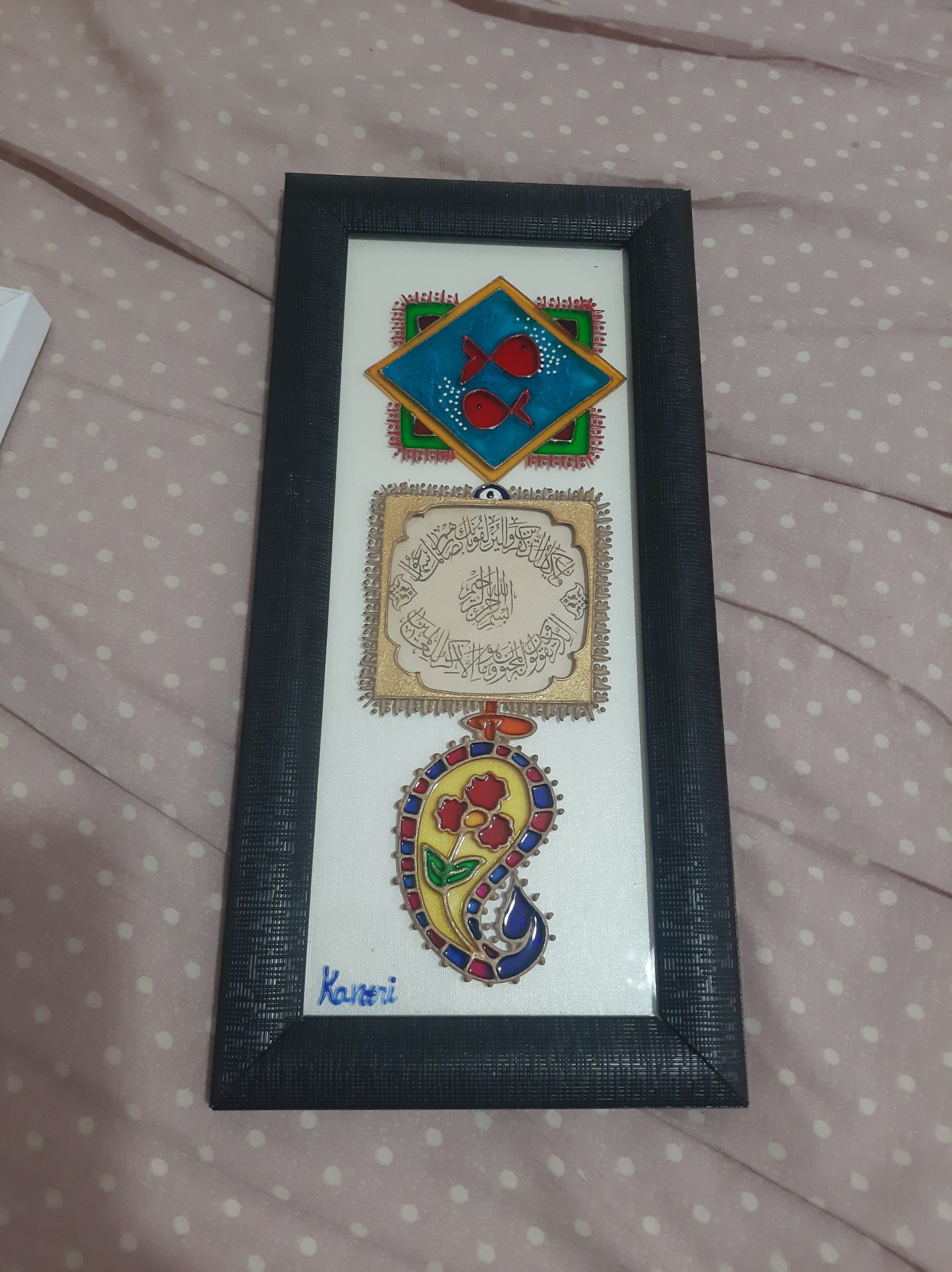 تابلوی ویترای و ان یکاد طرح زیبا