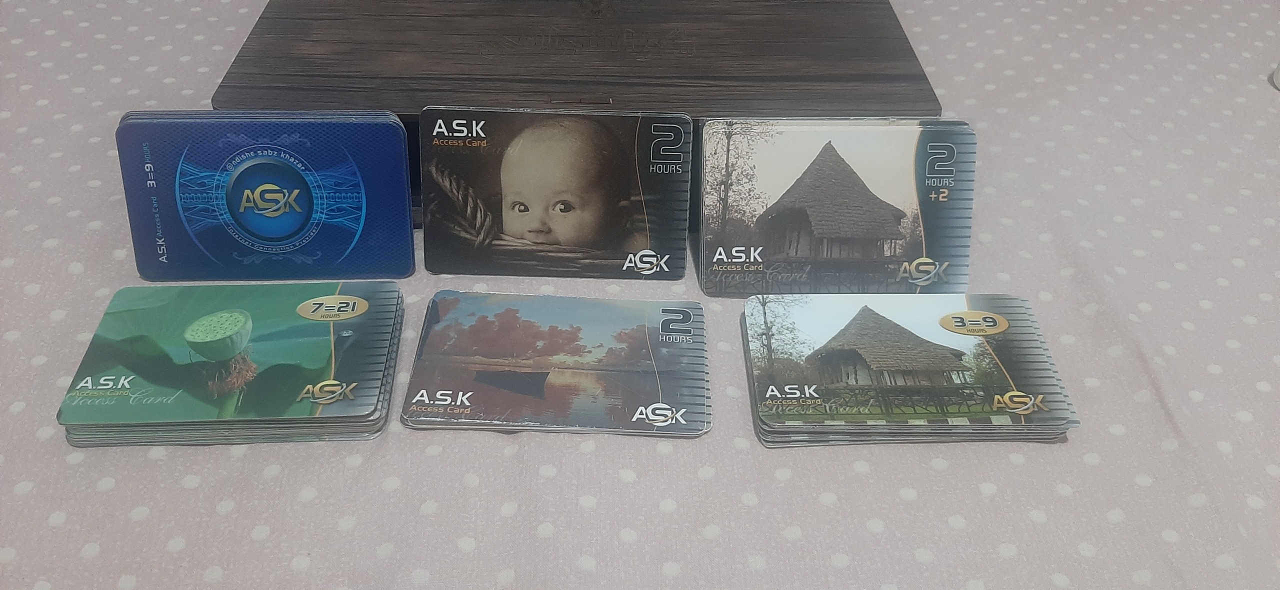 6 عدد کارت اینترنت قدیمی