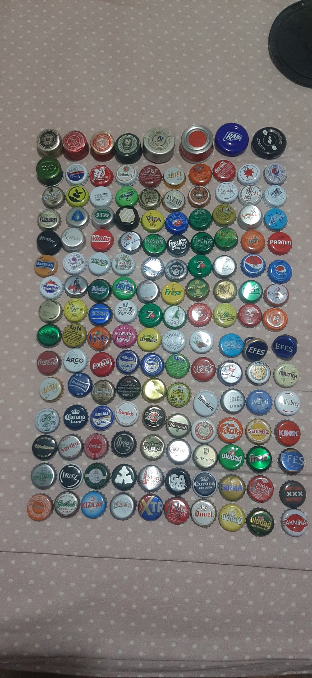 165 عدد تشتک فلزی بی تکرار