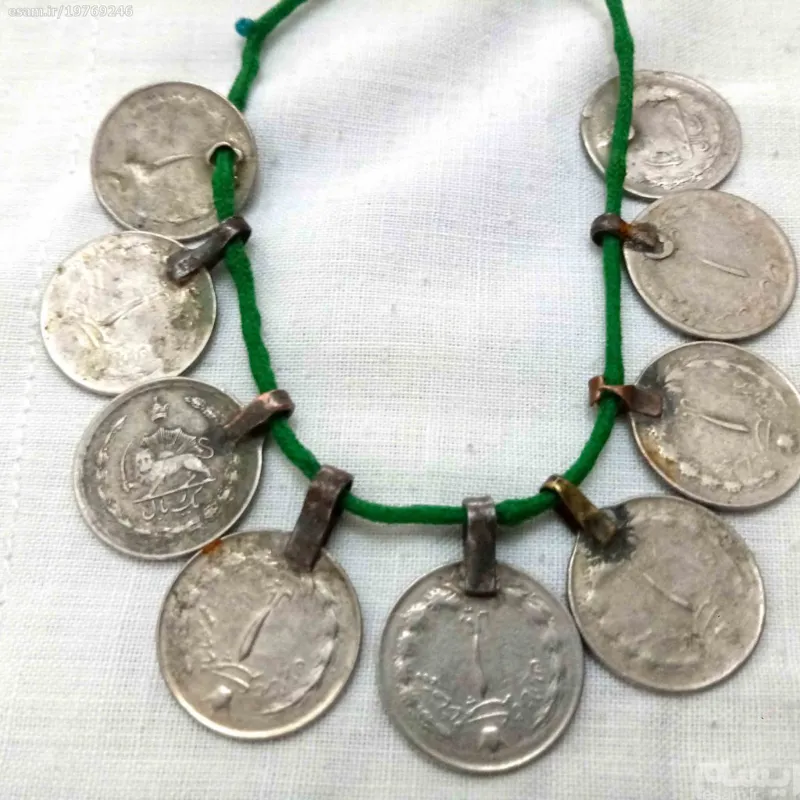 گردنبند سکه ای آنتیک (سری4)