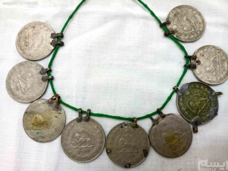 گردنبند سکه ای آنتیک (سری8)