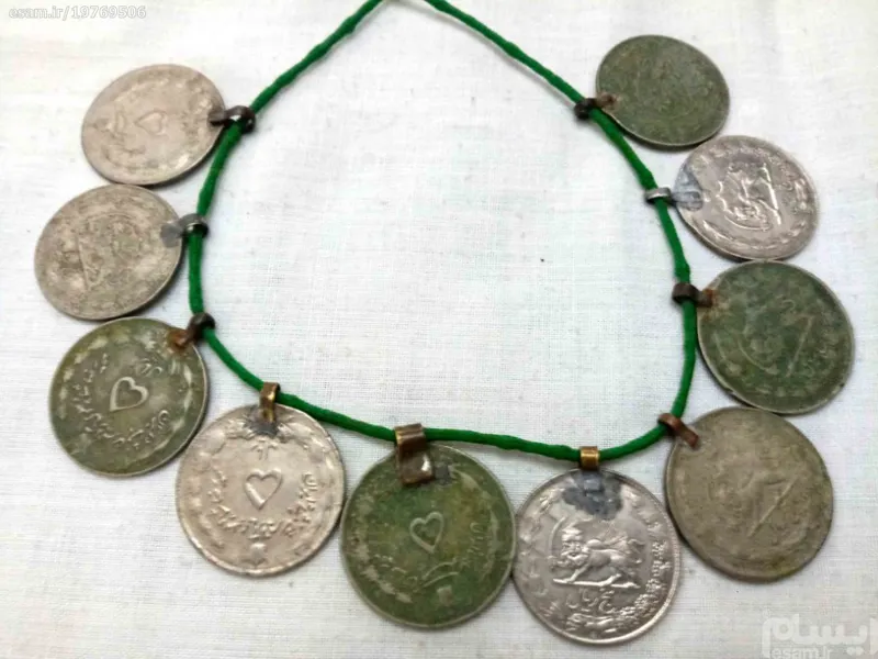 گردنبند سکه ای آنتیک (سری18)