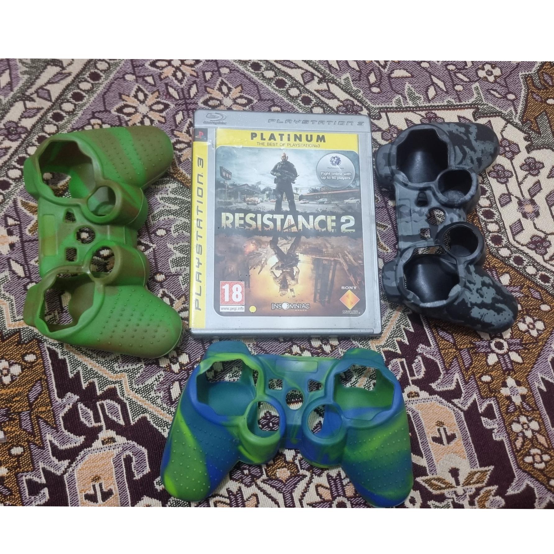 3 عدد روکش دسته و بازی مخصوص پلی استیشن 3 ps3