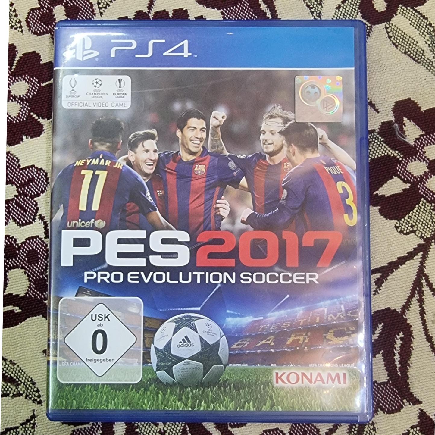 بازی pes 2017 برای پلی استیشن 4 ps4