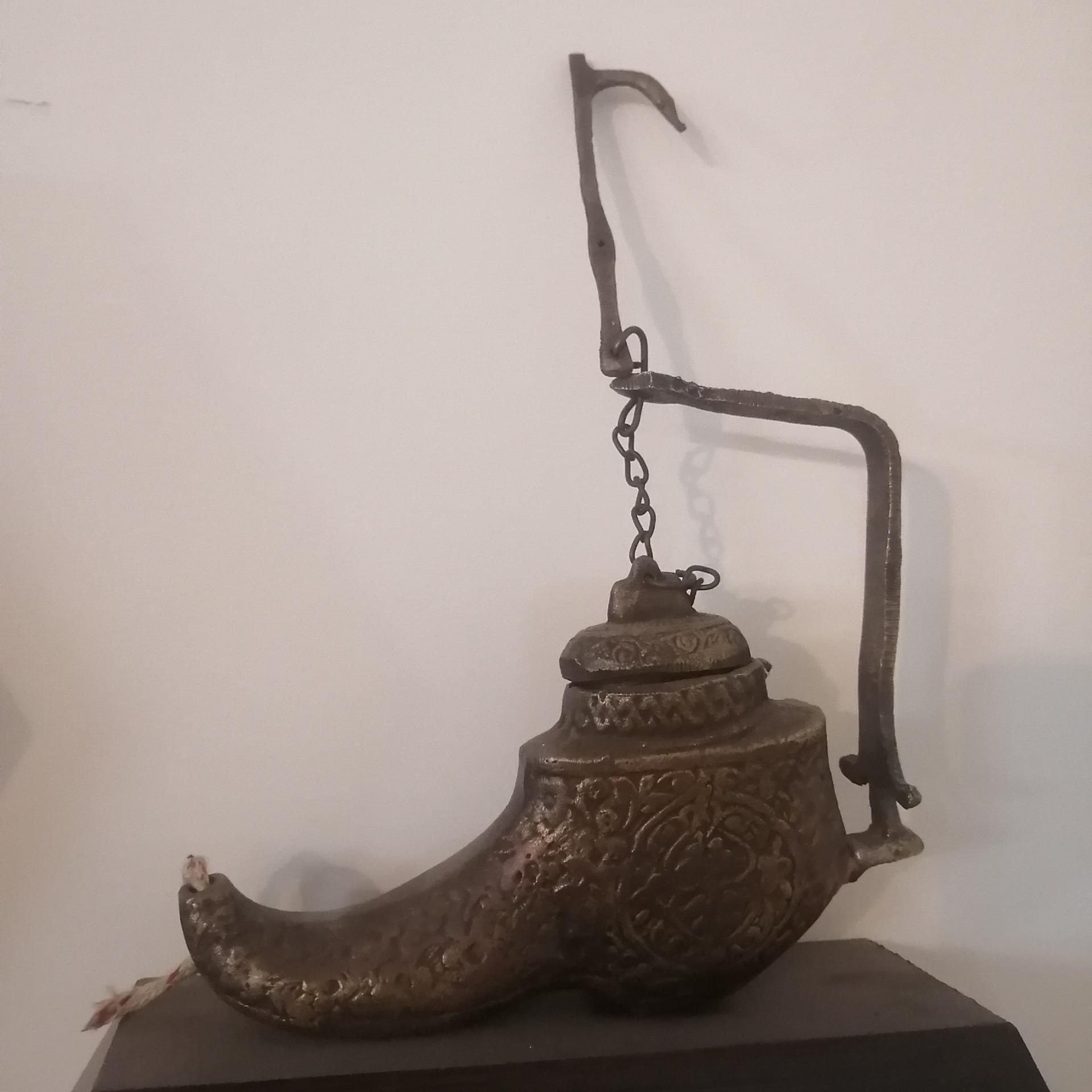 چراغ پی سوز برنجی