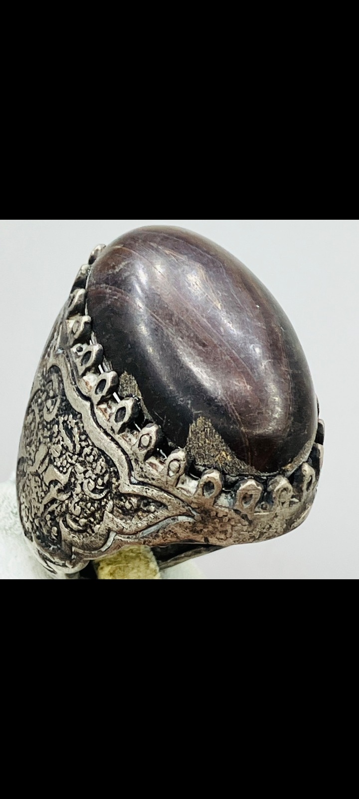 انگشتر عقیق پرتغالی یمن تضمینی فدیومی!